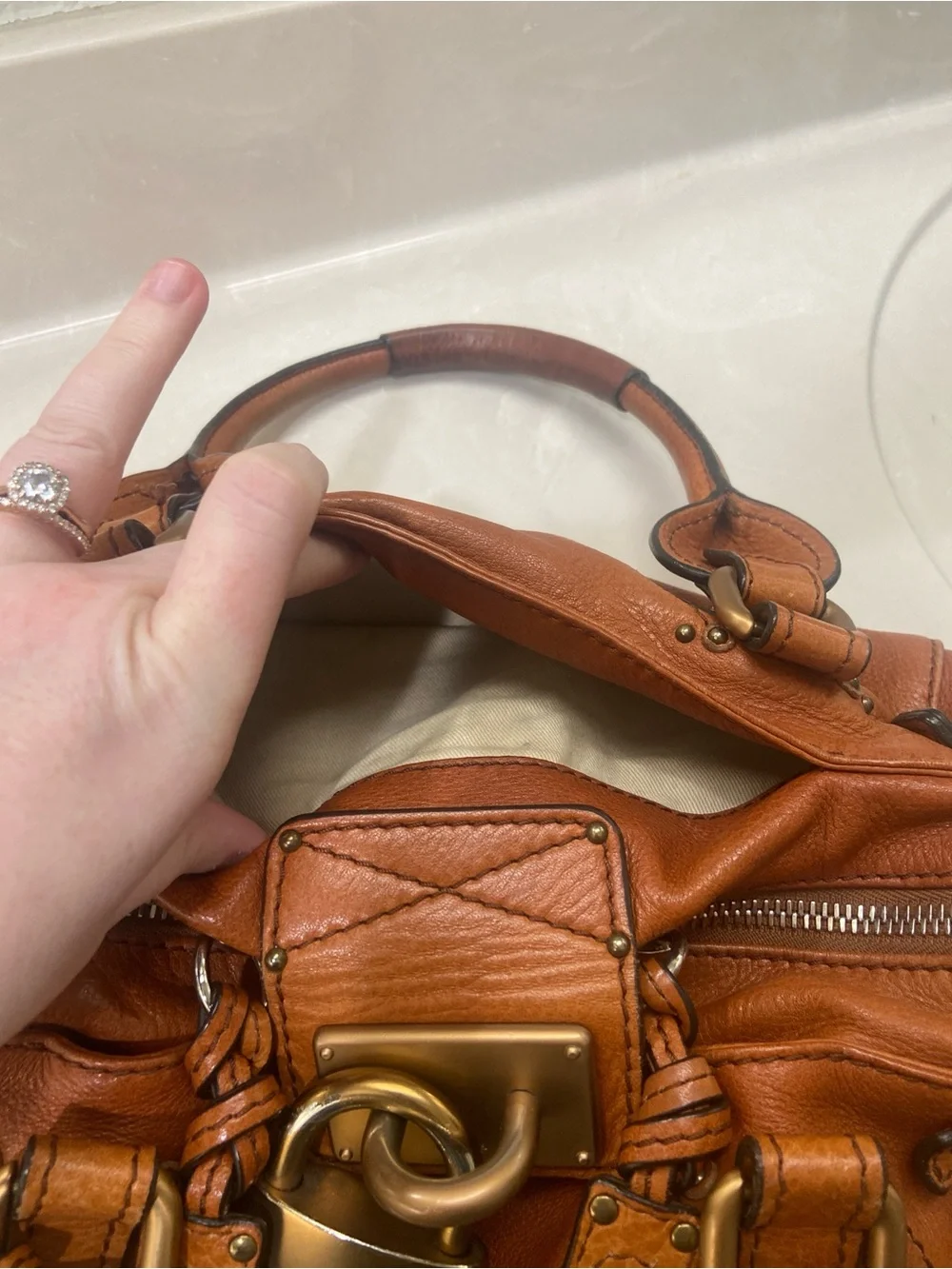 Chloé Paddington Satchel Bag- Vintage